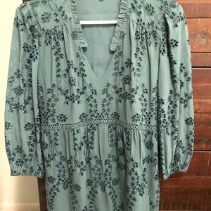 Daniel Rainn Eyelet Blouse Anthropologie